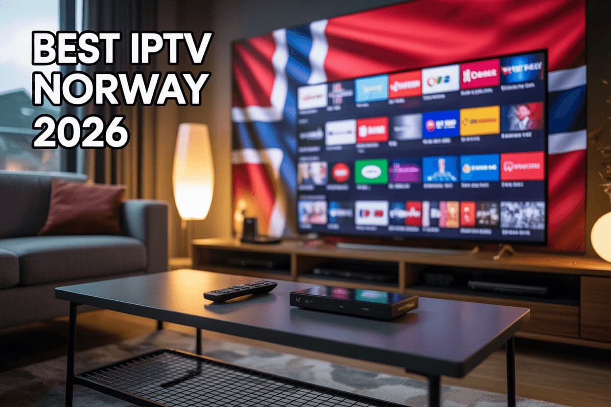 IPTV Norway 2026 – Beste IPTV Norge | Kjøp IPTV med 4K Streaming