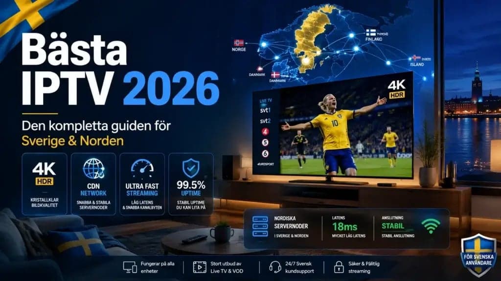 IPTV Sverige Bäst i Test | Premium IPTV i Sverige