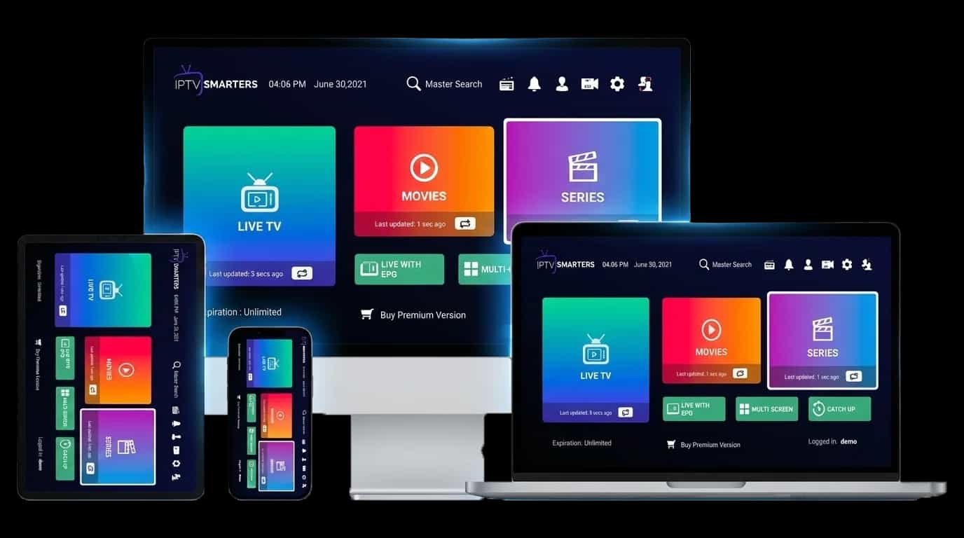 IPTV su TV, computer, tablet e telefono
